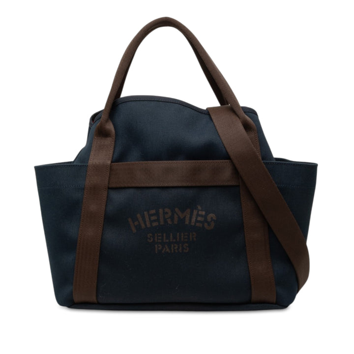 Hermès Sac de Pansage Grooming Sac Tissu