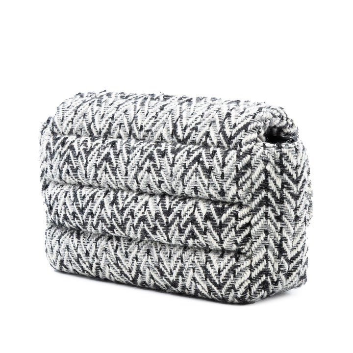 Chanel CC Herringbone Tweed à rabat