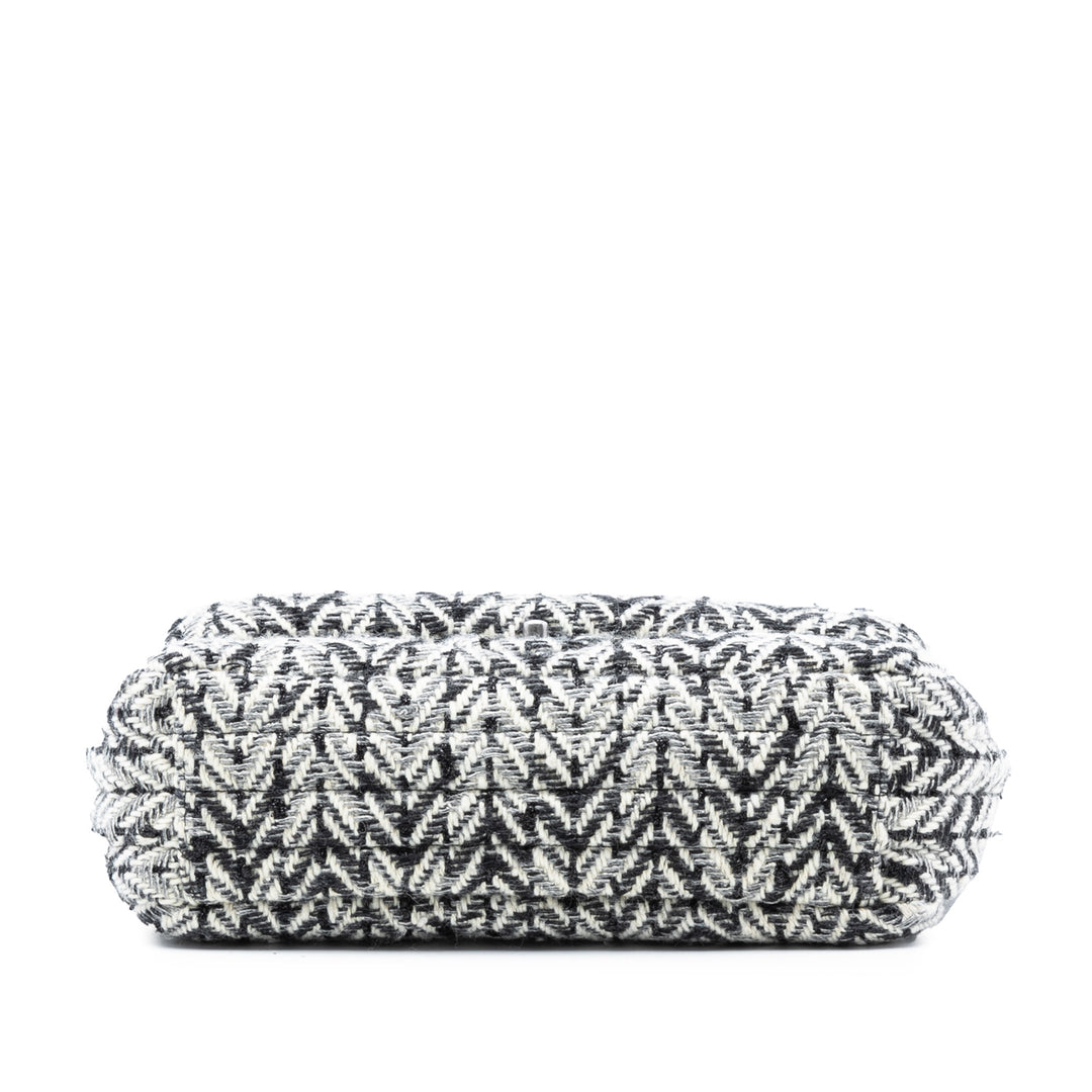 Chanel CC Herringbone Tweed à rabat