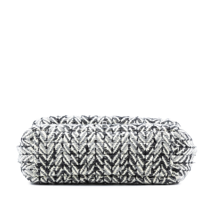 Chanel CC Herringbone Tweed à rabat