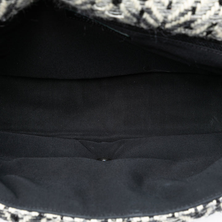 Chanel CC Herringbone Tweed à rabat