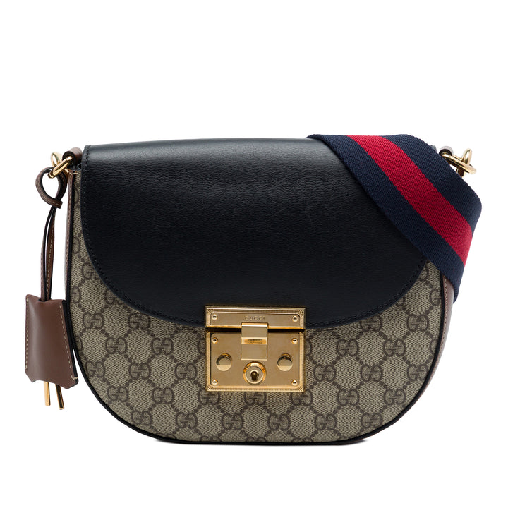 Web Padlock Sac GG Supreme Beige