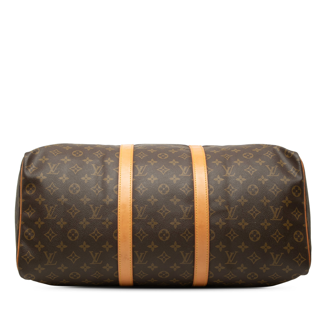 Louis Vuitton Keepall 50 Monogram Marron – vue 3 – GABY PARIS