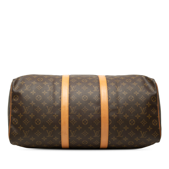 Louis Vuitton Keepall 50 Monogram Marron – vue 3 – GABY PARIS