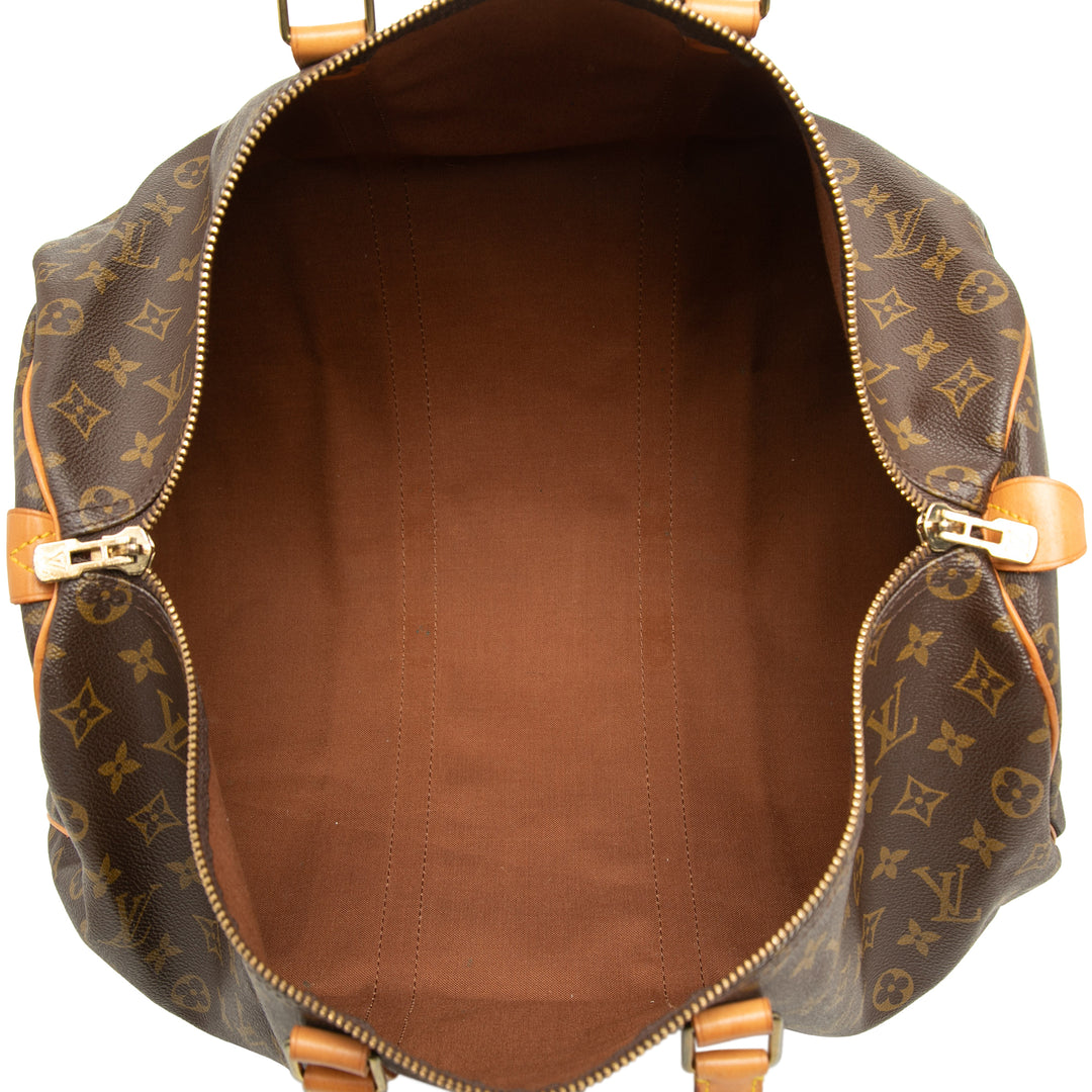 Louis Vuitton Keepall 50 Monogram Marron – vue 4 – GABY PARIS