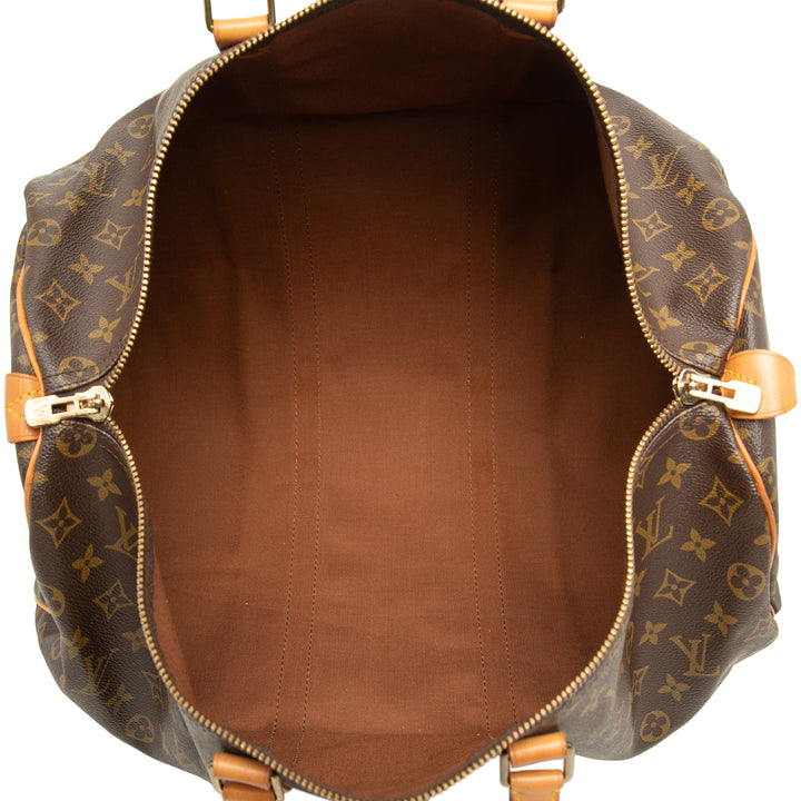 Louis Vuitton Keepall 50 Monogram Marron – vue 4 – GABY PARIS