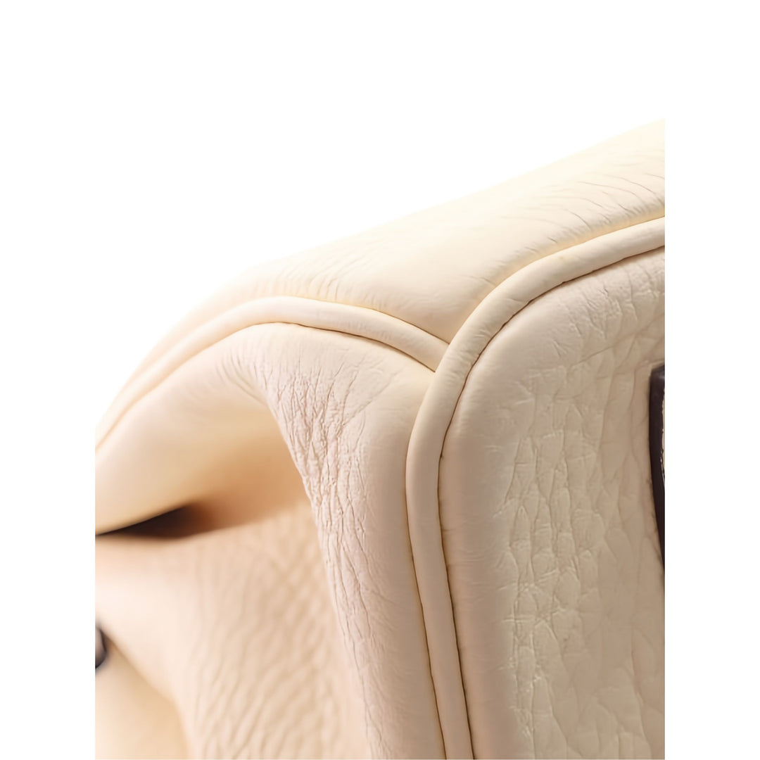 Hermès Sac à main Birkin Retourne 30 Clémence Beige – vue 8 – GABY PARIS