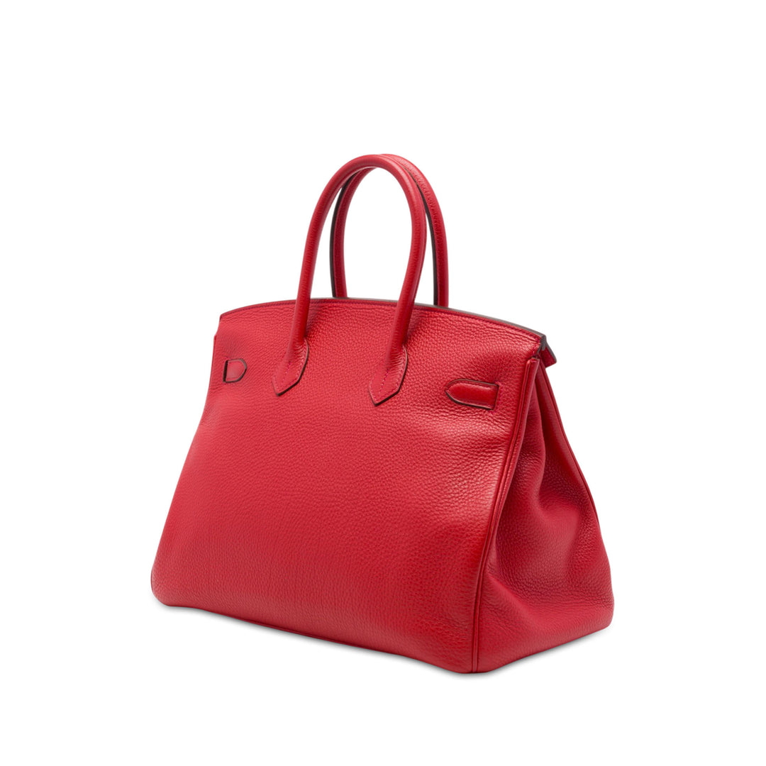 Hermès Birkin Retourne 35 Togo Rouge – vue 2 – GABY PARIS