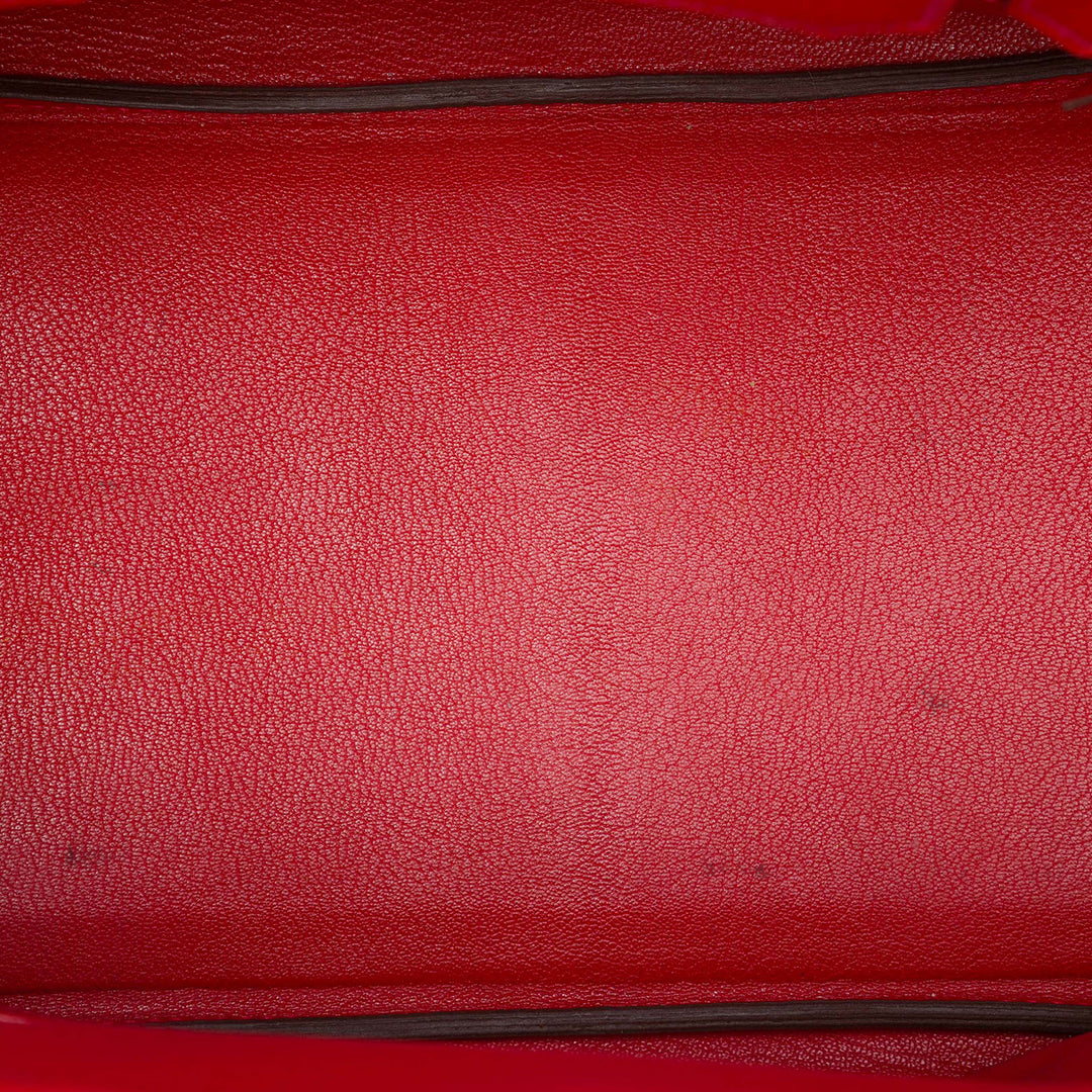 Hermès Birkin Retourne 35 Togo Rouge – vue 4 – GABY PARIS