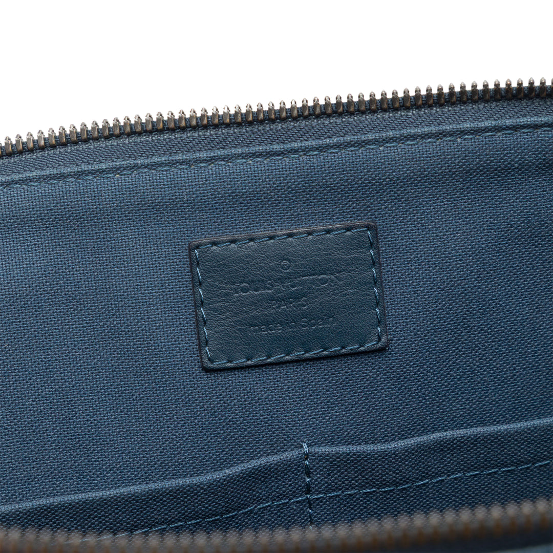Louis Vuitton Porte Documents Jour Cuir Damier Infini
