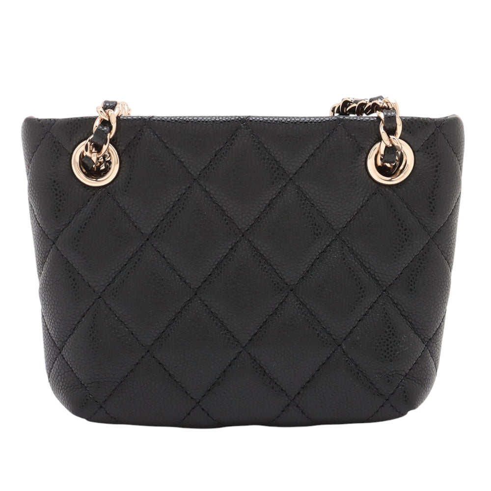 Chanel Mini Quilted Caviar Sac bandoulière Noir – GABY PARIS Authentique