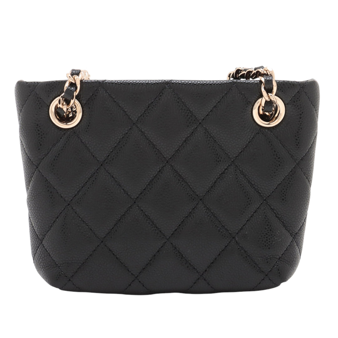 Chanel Mini Quilted Caviar Sac bandoulière Noir – GABY PARIS Authentique