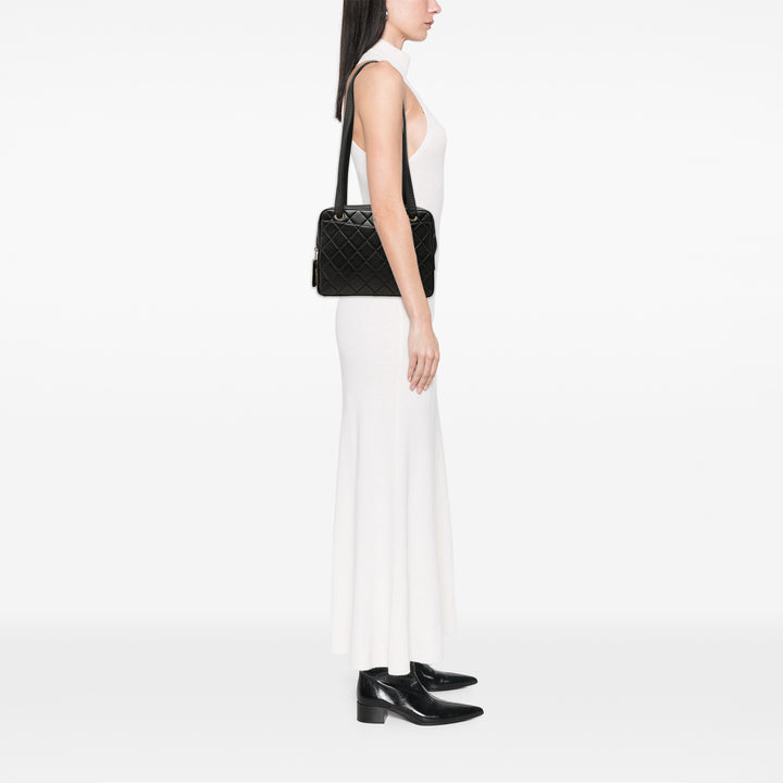 Chanel Matelassé Sac Cuir d'agneau Noir – vue 6 – GABY PARIS