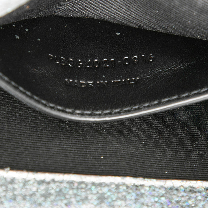 Saint Laurent Medium Metallic Cuir de veau Classic Monogram Kate Sac porté croisé