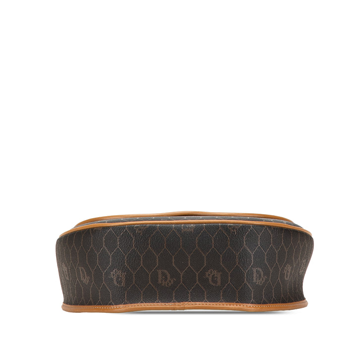 Honeycomb Coated Canvas Crossbody Black - Gaby Paris