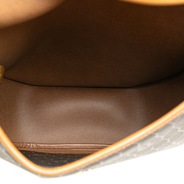 Honeycomb Coated Canvas Crossbody Black - Gaby Paris