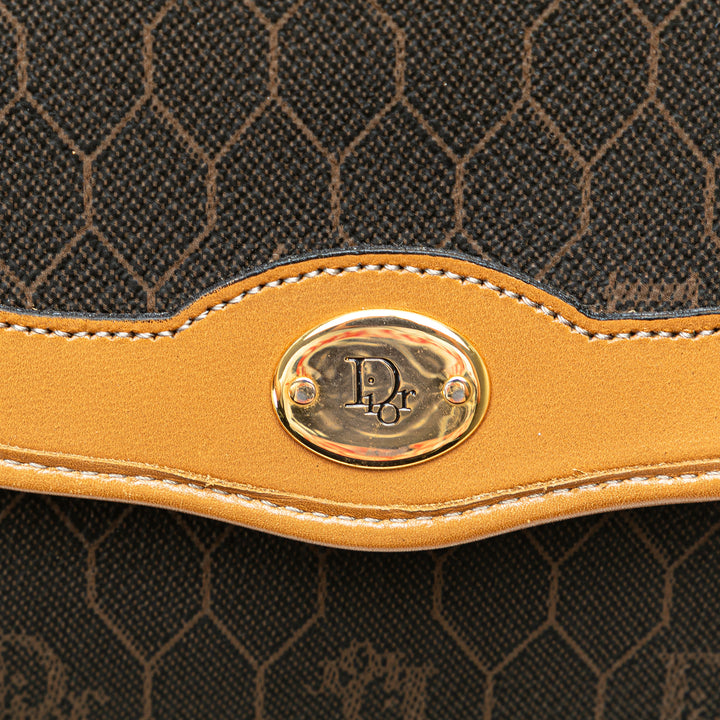 Honeycomb Coated Canvas Crossbody Black - Gaby Paris