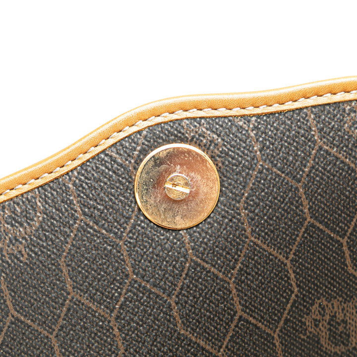 Honeycomb Coated Canvas Crossbody Black - Gaby Paris