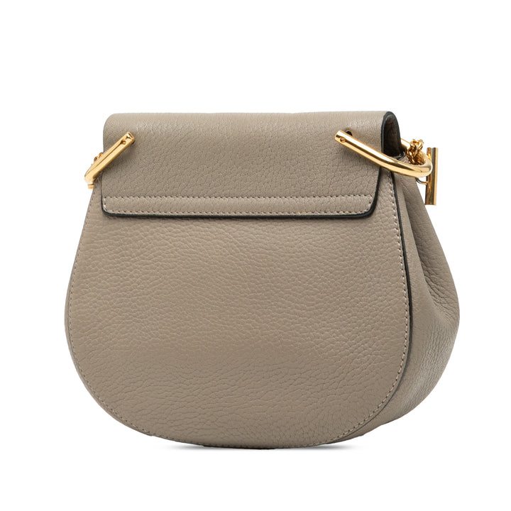 Chloé Mini Grained Cuir d’agneau Drew Sac porté croisé