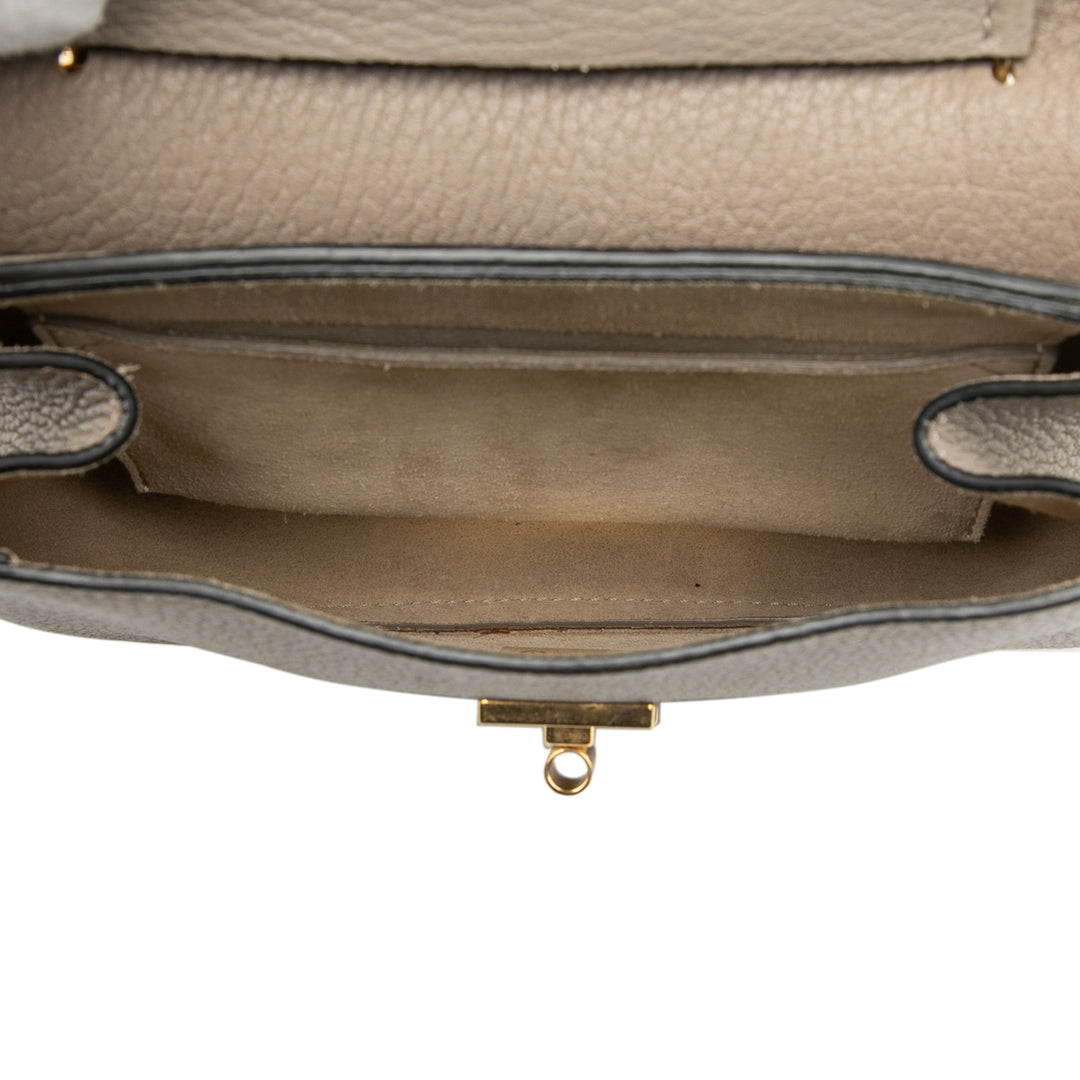 Chloé Mini Grained Cuir d’agneau Drew Sac porté croisé
