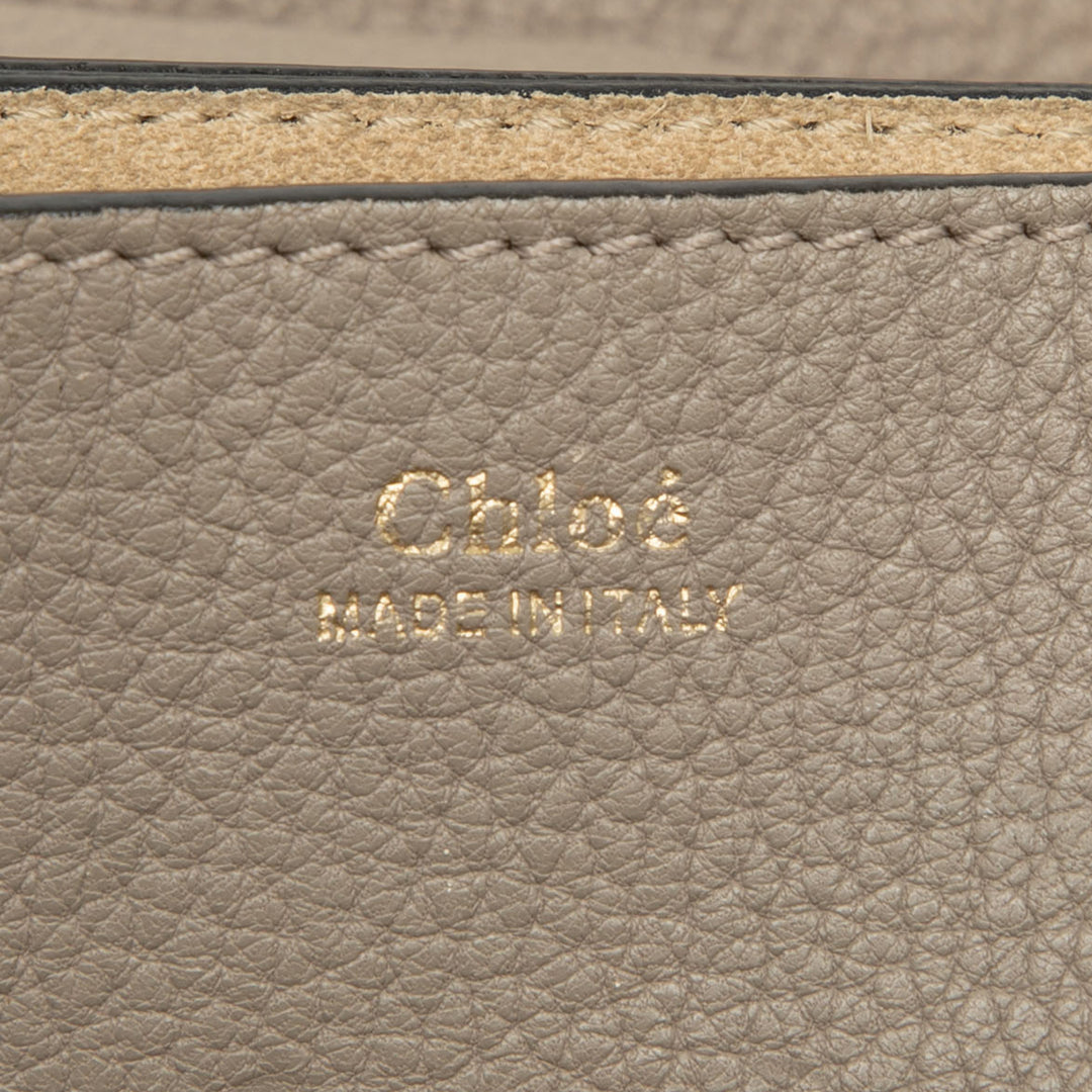 Chloé Mini Grained Cuir d’agneau Drew Sac porté croisé