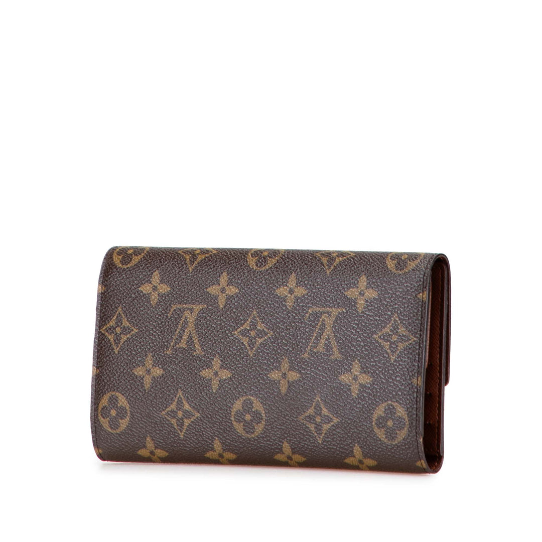 Monogram Sarah Long Wallet Brown - Gaby Paris
