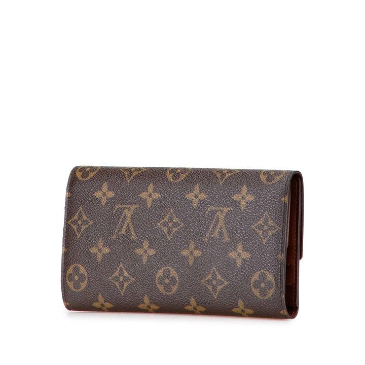 Monogram Sarah Long Wallet Brown - Gaby Paris