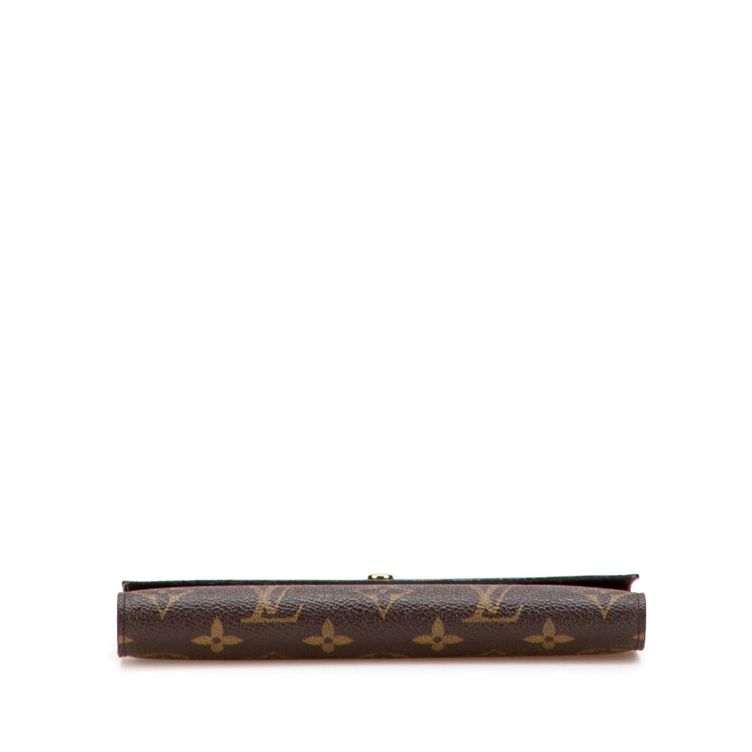 Monogram Sarah Long Wallet Brown - Gaby Paris
