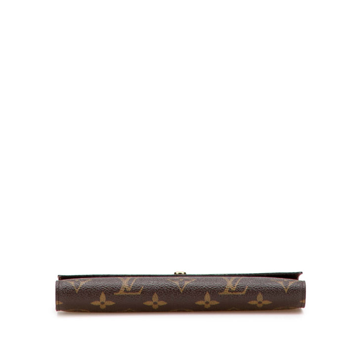 Monogram Sarah Long Wallet Brown - Gaby Paris