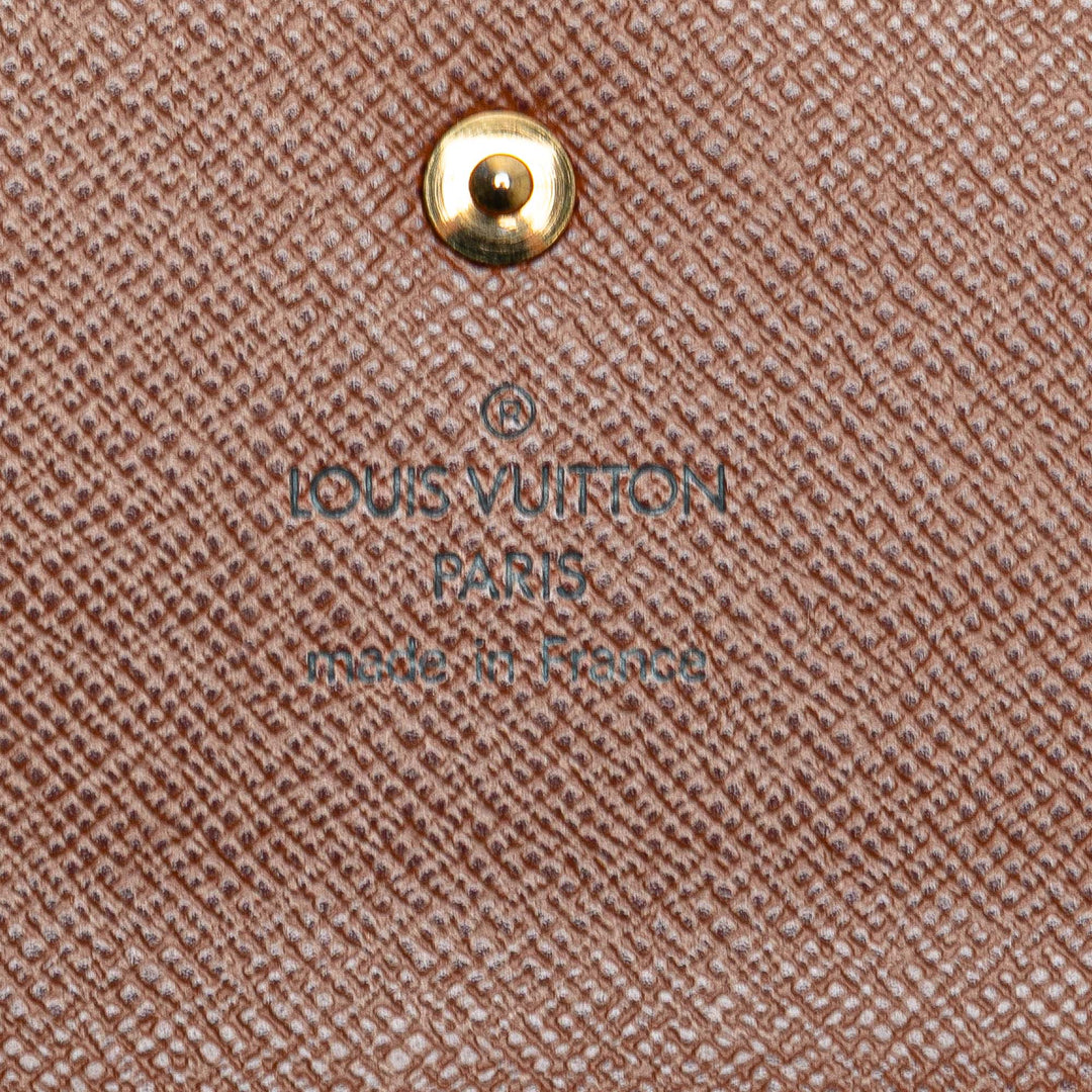 Monogram Sarah Long Wallet Brown - Gaby Paris
