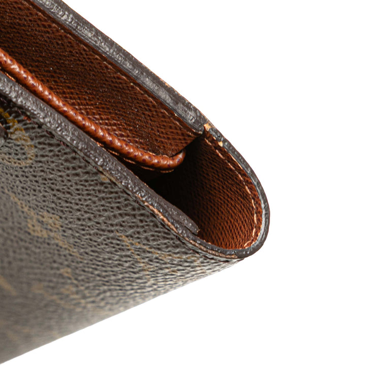 Monogram Sarah Long Wallet Brown - Gaby Paris
