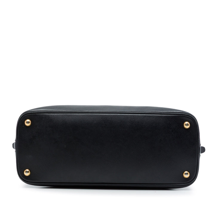 Lux Promenade Sac Moyen Saffiano Noir