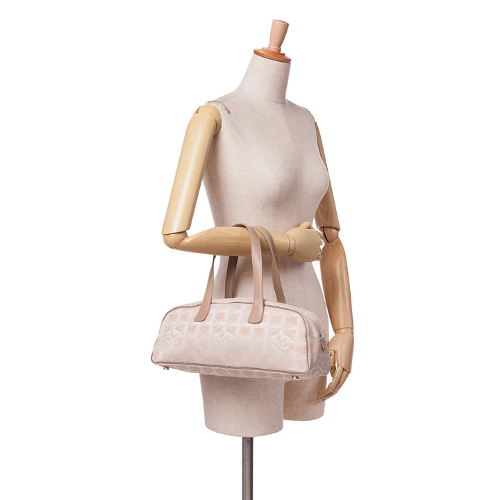 New Travel Line Nylon Handbag Brown - Gaby Paris