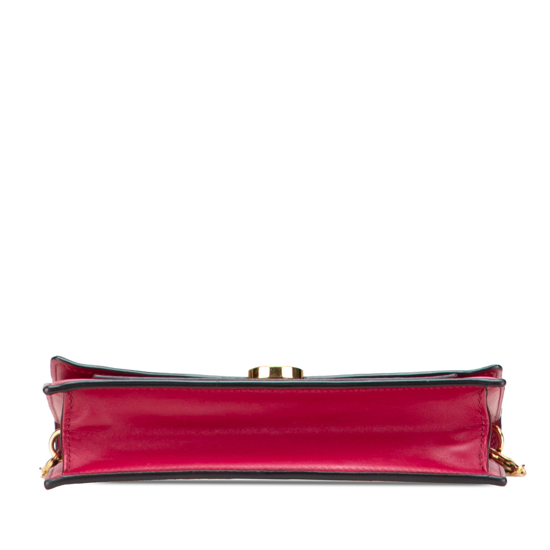 Monogram Flore Wallet On Chain Brown - Gaby Paris