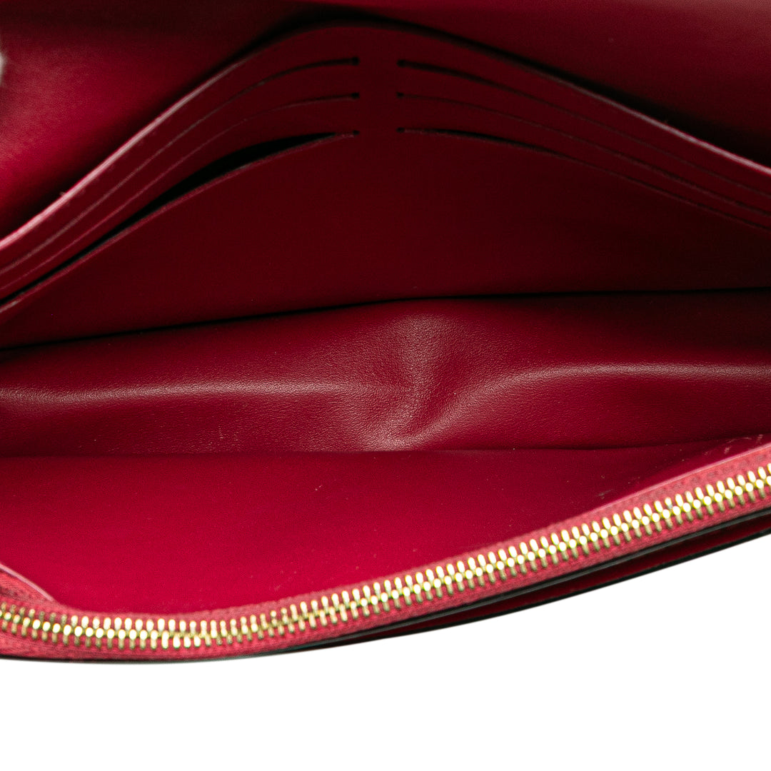 Monogram Flore Wallet On Chain Brown - Gaby Paris