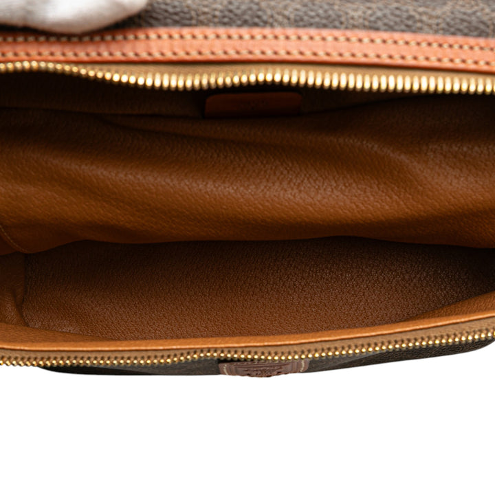 Celine Macadam Coated Toile Vanity Bag Marron – GABY PARIS Authentique