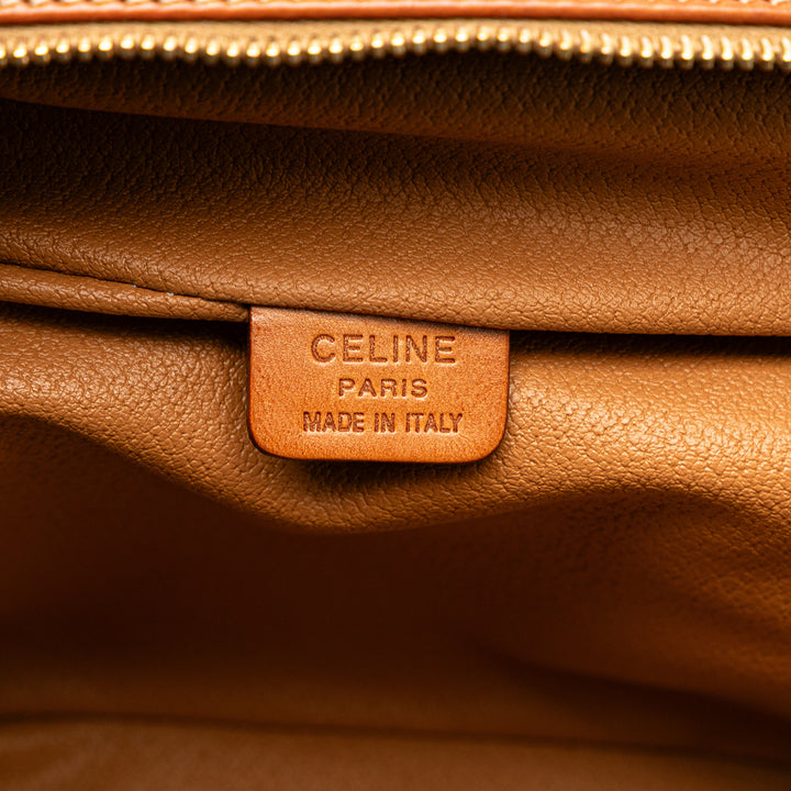 Celine Macadam Coated Toile Vanity Bag Marron – GABY PARIS Authentique