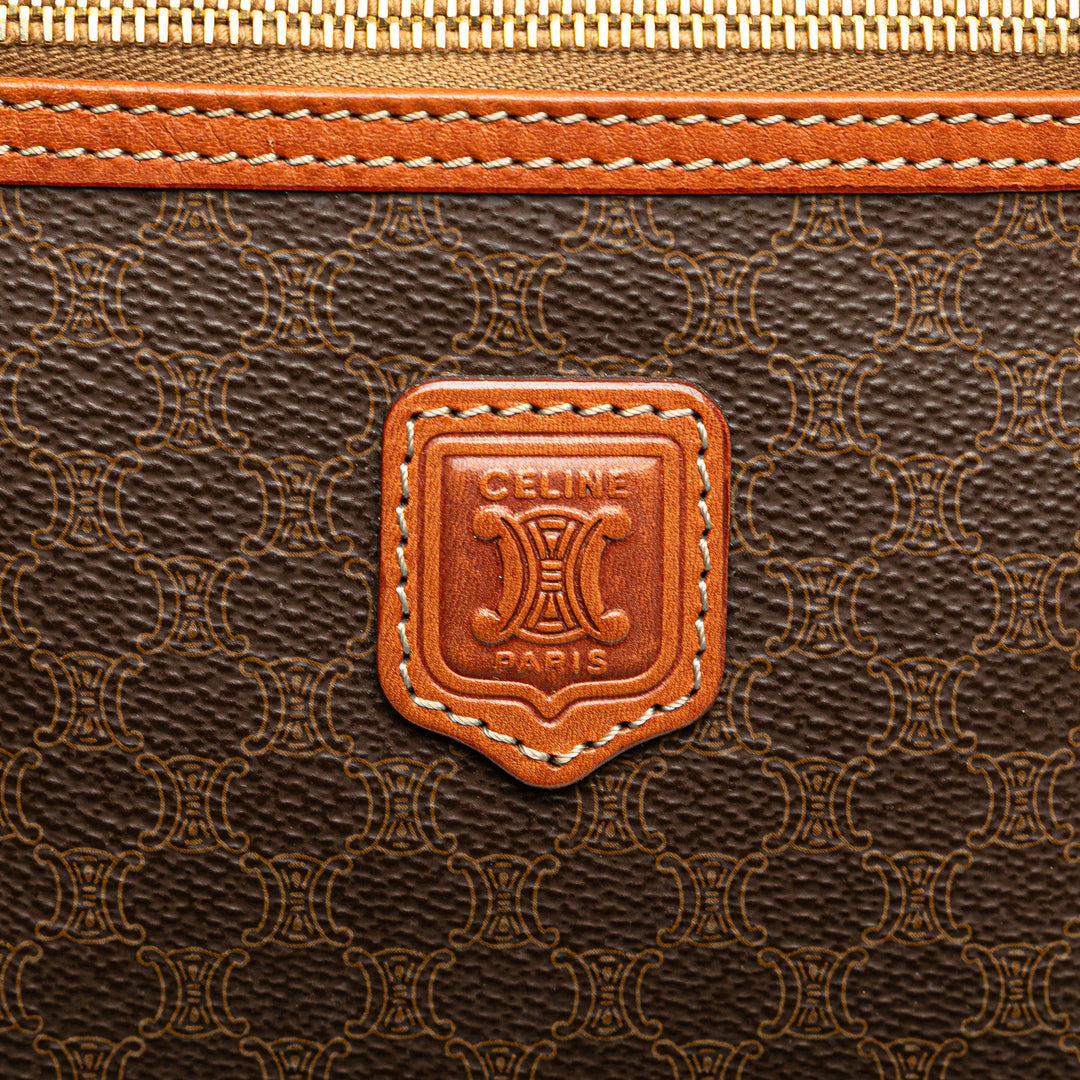 Celine Macadam Coated Toile Vanity Bag Marron – GABY PARIS Authentique