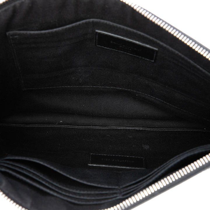 Saint Laurent Pochette clouté Noir – vue 4 – GABY PARIS