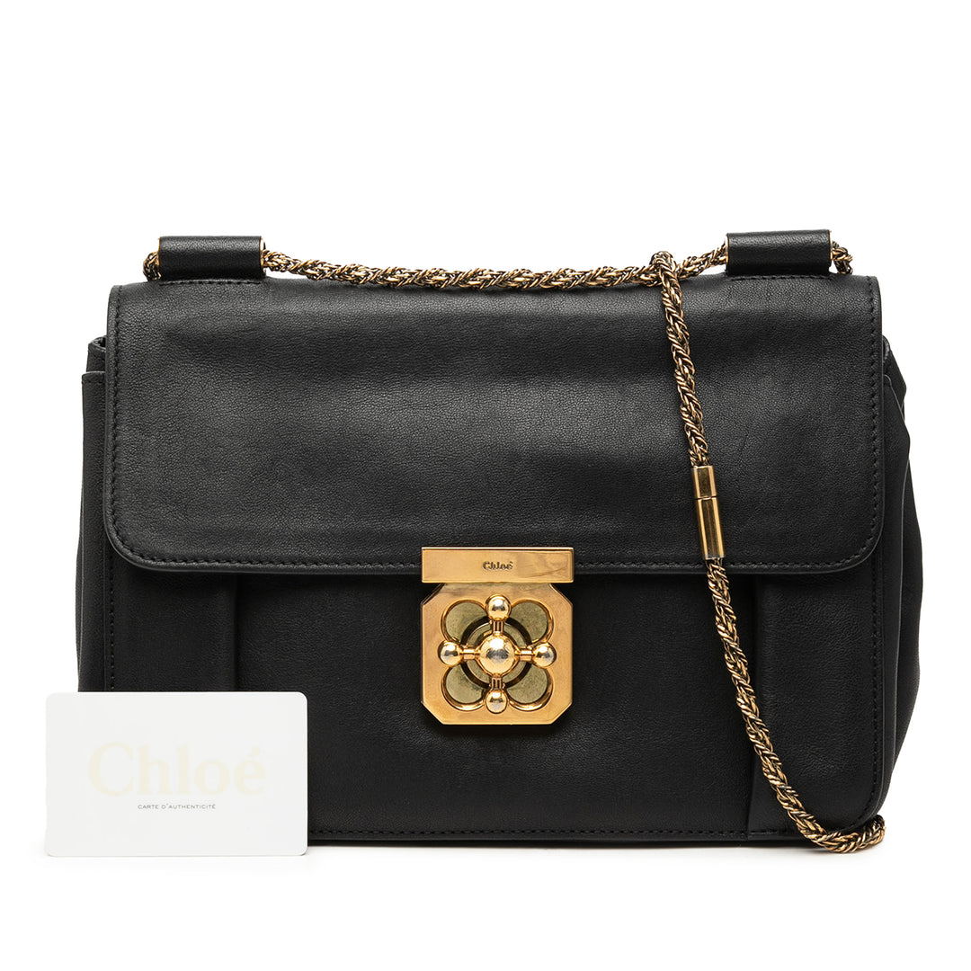 Chloé Medium Cuir Elsie Sac porté croisé
