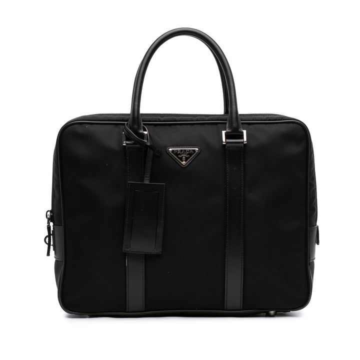 à finitions Business Sac Saffiano Noir