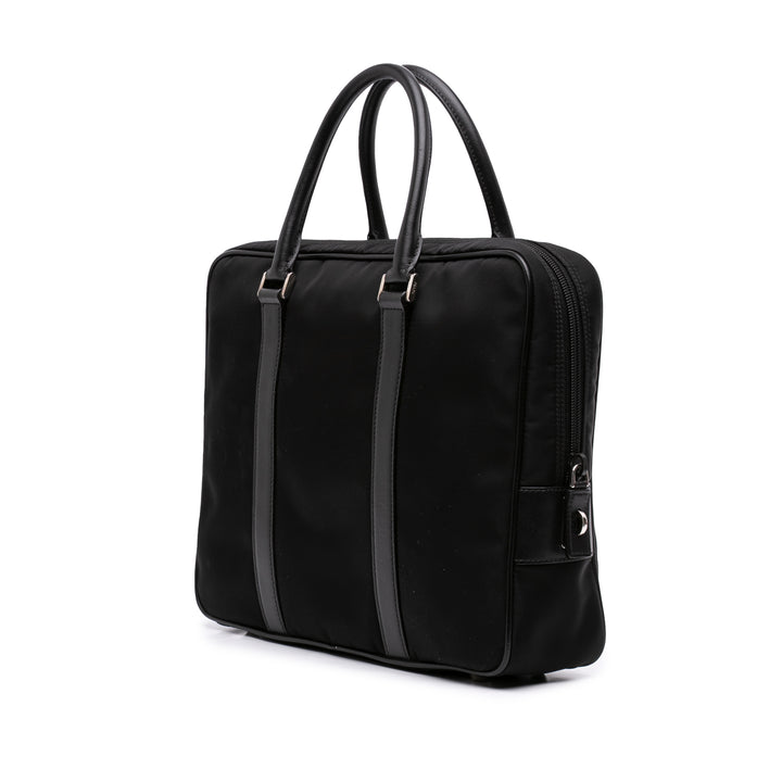 à finitions Business Sac Saffiano Noir