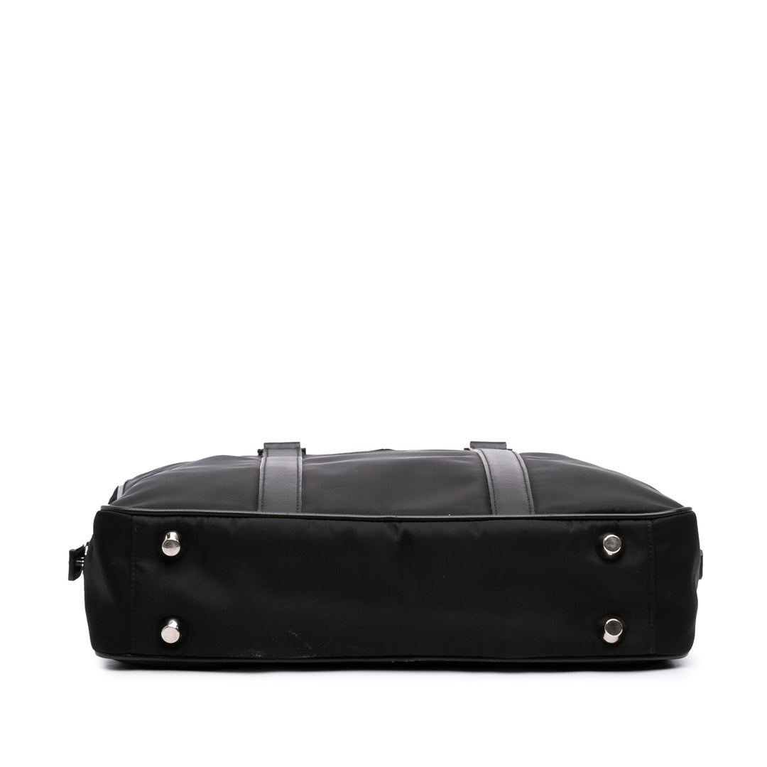 à finitions Business Sac Saffiano Noir