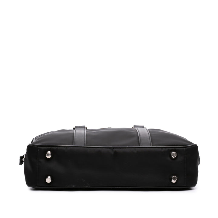 à finitions Business Sac Saffiano Noir
