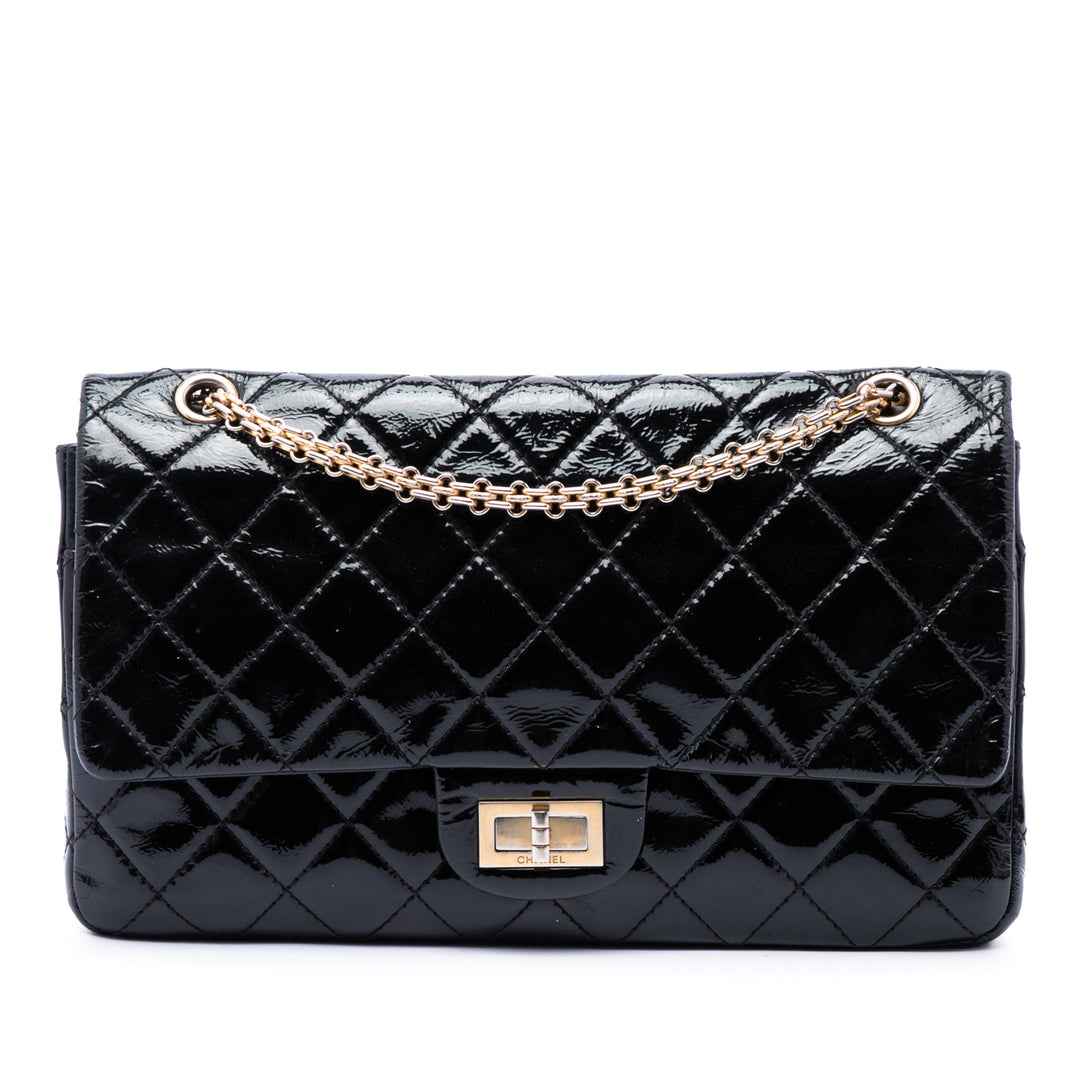 Chanel Matelassé Reissue 2.55 Double rabat 227 Noir
