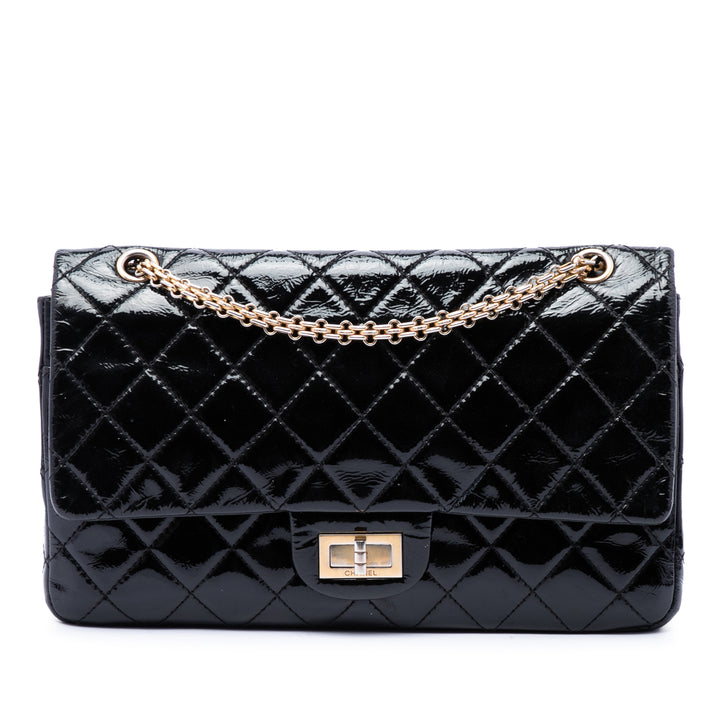 Chanel Matelassé Reissue 2.55 Double rabat 227 Noir