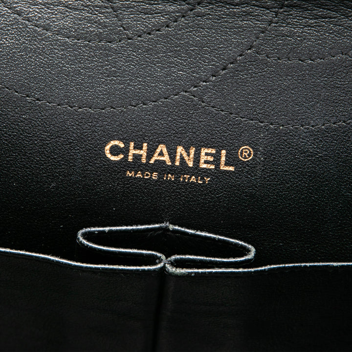 Chanel Matelassé Reissue 2.55 Double rabat 227 Noir