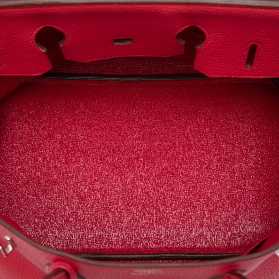 Hermès Sac à main Birkin Retourne 35 Clémence Rouge – vue 4 – GABY PARIS