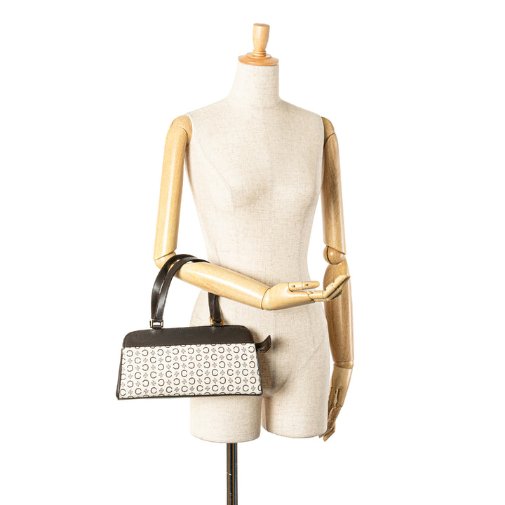 C Macadam Canvas Handbag White - Gaby Paris