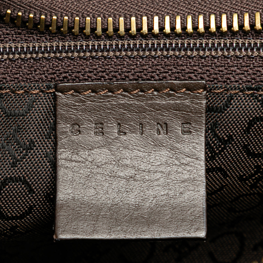 C Macadam Canvas Handbag White - Gaby Paris